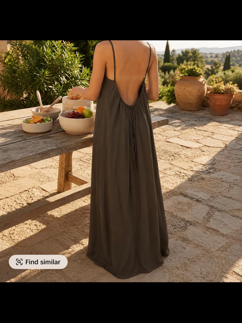 Viral Backless TikTok dress | chocolate size S